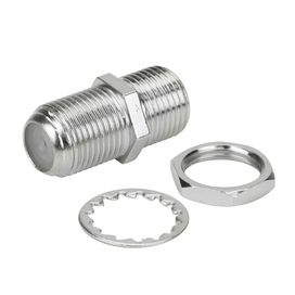 25x Emenda Tipo F Fêmea x Fêmea Cabo Coaxial Rg59 Rg6
