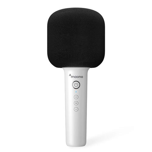 Microfone Bluetooth Sem Fio TWS Maono MKP100 Youtuber Karaokê