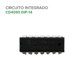 Circuito Integrado Cd4093 = Cd 4093 Be - Dip14
