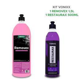 Kit Limpeza Vonixx Restaurax + Removex Vintex Limpa Chassis