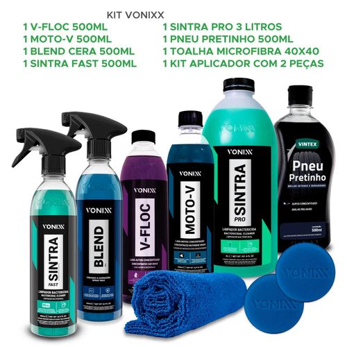 Kit Compl. Auto Sintra Pro Shampoo Blend Restaurax Vonixx