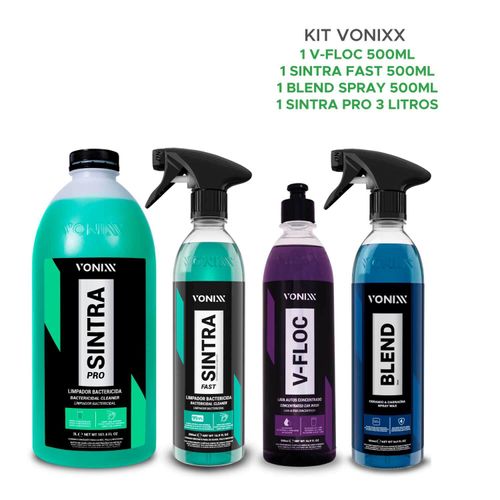 Kit Shampoo V-floc Blend Sintra Fast Sintra Pro 3l Vonixx