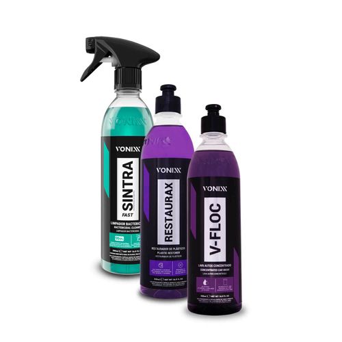Kit Limpeza Vonixx Restaurax + Sintra Fast + V-floc