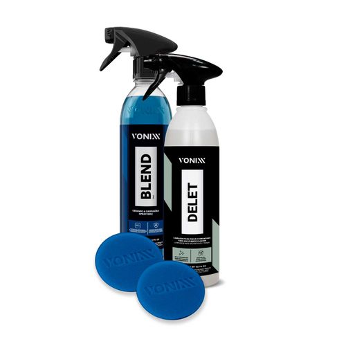 Kit Vonixx Carnaúba Cera Blend + Delet 500ml + 2 Aplicadores