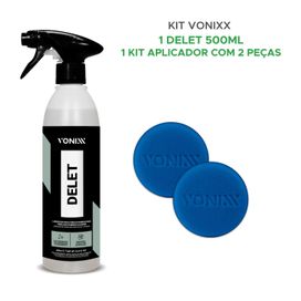 Kit Automotivo Vonixx Delet 500ml + 2 Aplicadores