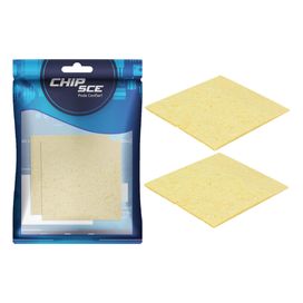 2x Esponja Vegetal Para Suporte De Ferro De Solda - ChipSCE