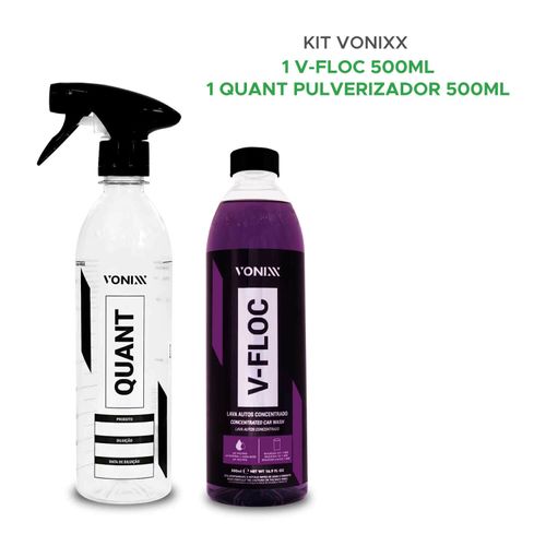 Kit Automotivo Vonixx Quant Pulverizador + V-floc 500ml