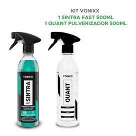 Kit Automotivo Vonixx Quant Pulverizador + Sintra Fast 500ml