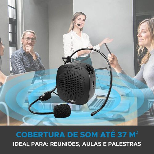 Amplificador De Voz Maono Au-c03 Com Microfone Portátil