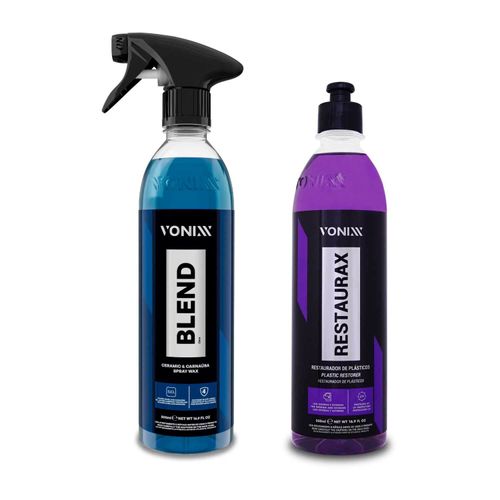 Kit Limpeza Vonixx Restaurax + Blend Cera Carnaúba