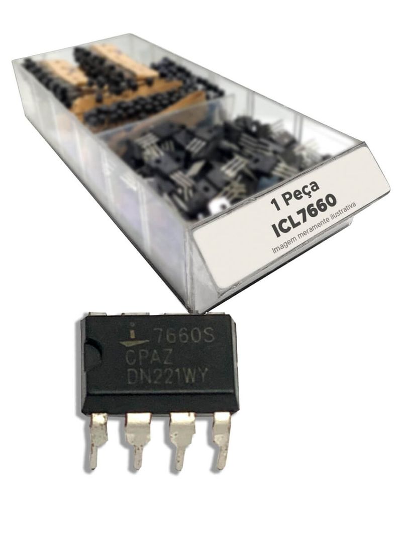 Circuito Integrado Icl7660 = 7660scpaz = 7660s - Dip-8 - Mixtou