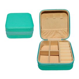 Mini Porta-Joias Portátil C/ Zíper Compacto Seguro