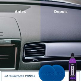 Restaurador Plástico Restaurax 500ml + 2 Aplicadores Vonixx