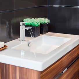 Torneira Luxo Metal Cromado Premium Baixa Banheiro Lavabo