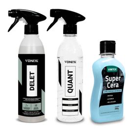 Kit Vonixx Quant Pulverizador Super Cera Vintex Delet 500ml