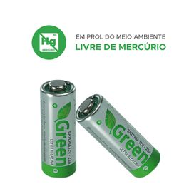 60x Pilha Bateria 23a 12v A23 - Green