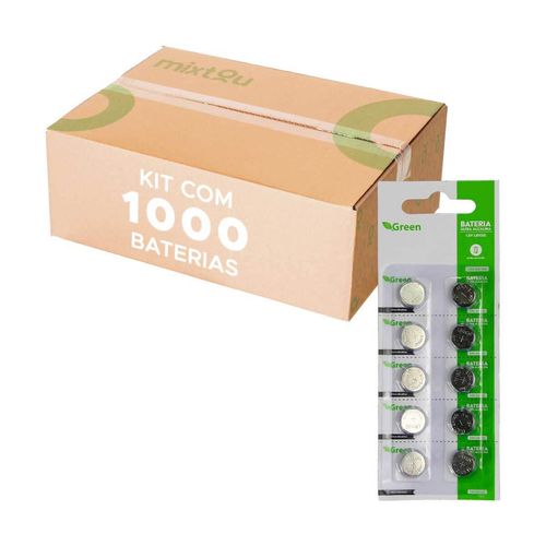 1000x Pilhas Baterias Lr1130 Lr54 Ag10 Alcalina Dura Muito+