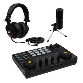 Estúdio Podcast MaonoCaster Lite C/ Microfone XLR AU-AM200S1
