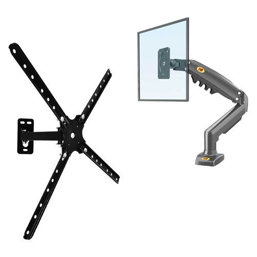 Suporte de TV Biatirculado 10 a 60 e Suporte Monitor 17 a 30