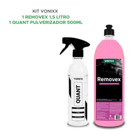 Kit Automotivo Vonixx Quant Pulverizador + Removex 1,5l