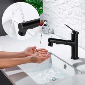 Torneira Luxo Lavatório Monocomando Bica Móvel 3 Jatos - Premium
