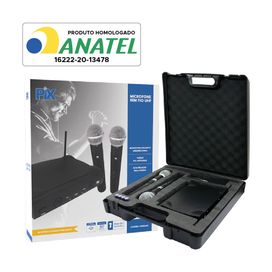 Kit 4 Microfones Alta Qualidade Wireless Alcança 60 Metros