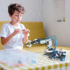 Braço Robótico Hidráulico 3 Em 1 Diy Kit Com 220 Peças