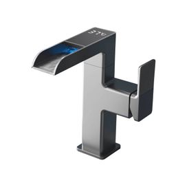 Torneira Cascata Monocomando Led Controle Temperatura