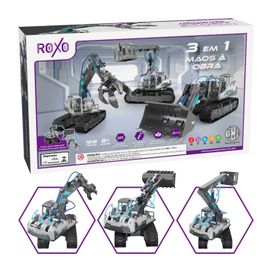 Veículos Hidráulicos Mãos à Obra 3 Em 1 Diy Kit C/ 168 Peças