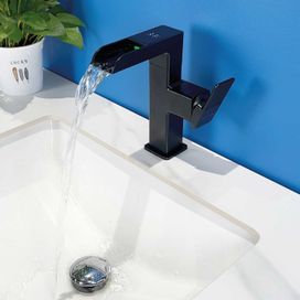 Torneira Cascata Monocomando Led Controle Temperatura