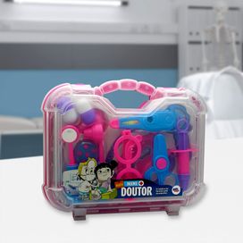 Brinquedo Kit Maleta Doutora Grande Menina Com Acessórios - Pakitoys