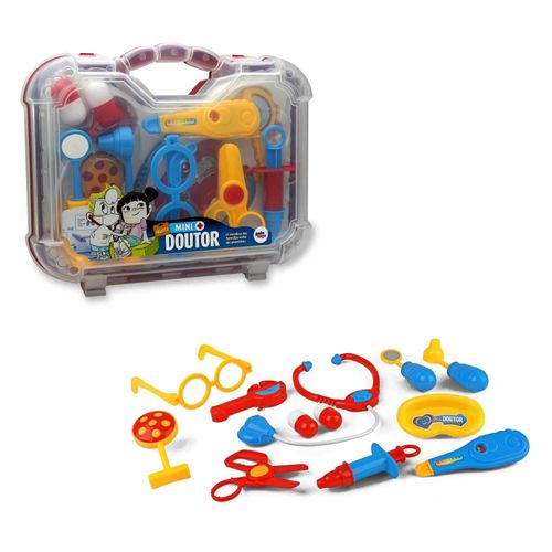 Brinquedo Kit Maleta Doutor Grande Menino Com Acessórios - Pakitoys