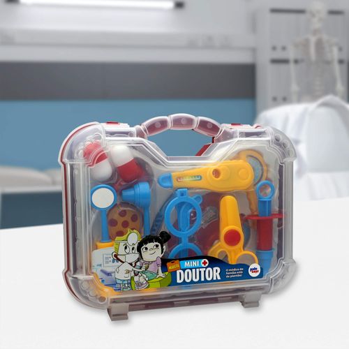 Brinquedo Kit Maleta Doutor Grande Menino Com Acessórios - Pakitoys