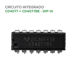Circuito Integrado Cd4077 = Cd 4077 - Dip14
