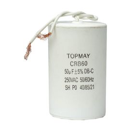 Capacitores De Partida 50uf X 250v 2 Fios Partida De Motor