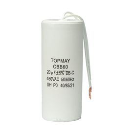 Capacitor Partida 20uf - 450v P/ Motor Portão Eletrônico
