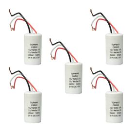 5x Capacitor Partida 3 Fios 1,5uf + 2,5uf - 250v