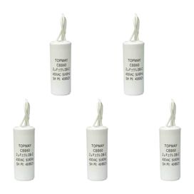 5x Capacitor Partida 2uf - 450v P/ Motor Portão Ventilador