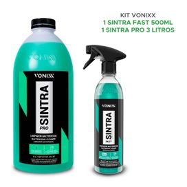 Kit Limpeza Sintra Pro 3 Litros + Sintra Fast 500ml Vonixx