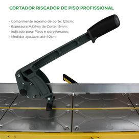 Cortador Riscadeira Pisos E Porcelanato Profissional 125cm