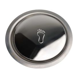 Ralo Inteligente Click Up Redondo De Banheiro Aço Inox 10cm