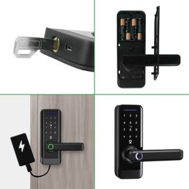 Fechadura Digital Biométrica Eletrônica com 5 Formas de Acesso