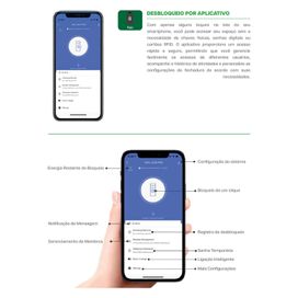 Fechadura Digital Biométrica Eletrônica com 5 Formas de Acesso