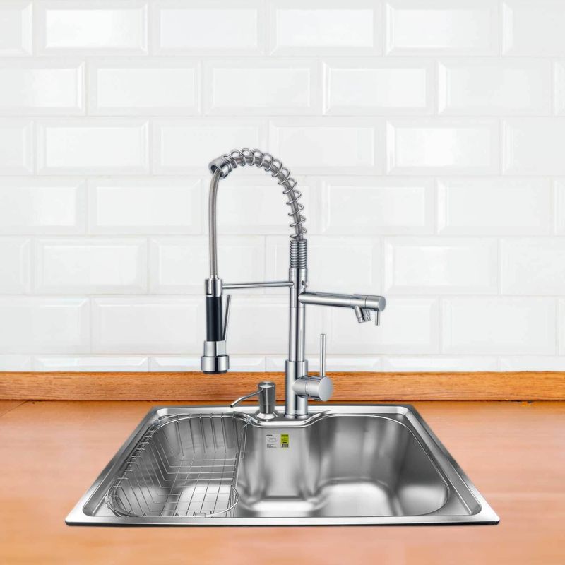 Torneira-Gourmet-Monocomando-Premium-para-Cozinha-com-Spray