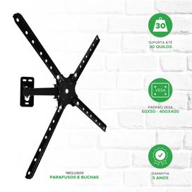 Suporte Bi-articulado para TV 10” a 60” - PIX