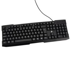 Teclado Usb Office Design Ergonômico Plug And Play Cabo 1.3m - 5+