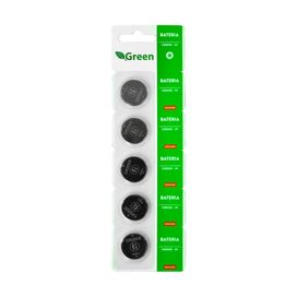 5x Bateria Moeda Cr2025 3v Lítio - Green