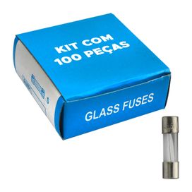 100x Fusível De Vidro 5x20 Pequeno 3,5 Amp - Green