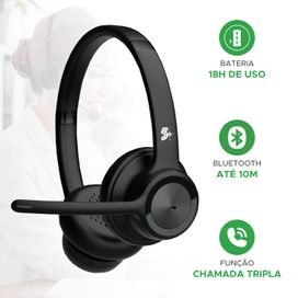 Fone Headset Bluetooth Sem Fio HS-203 - 5+