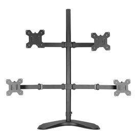 Suporte Articulado C/ Base P/ 4 Monitores De Mesa 10 Até 32"